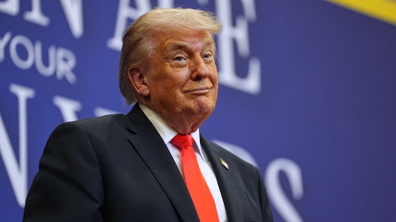 Trump shares bizarre AI-generated image of himself lounging in Lincoln Memorial reflecting pool with Cabinet members