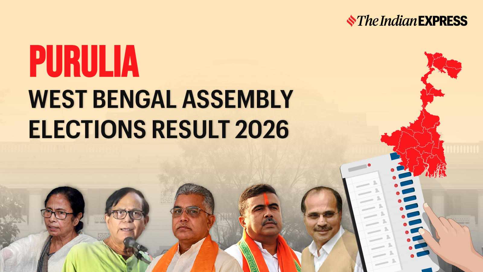 Purulia Assembly Election Result 2026 LIVE: Winner, Vote Share and Party-wise Trends