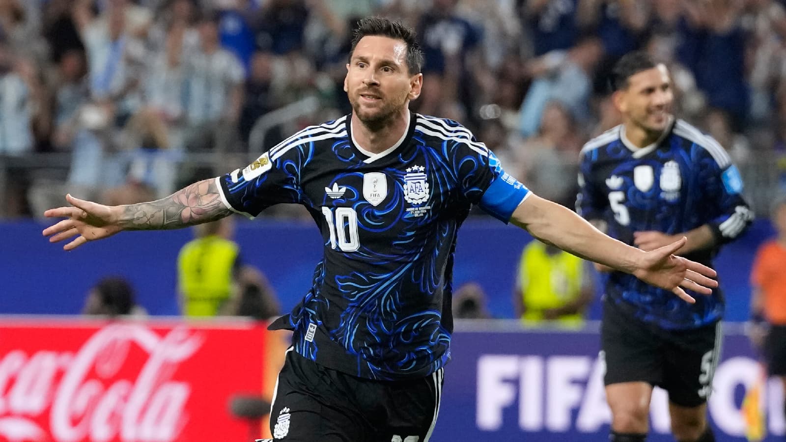 Messi comes on from bench, equals World Cup free-kick goals record in Jordan match