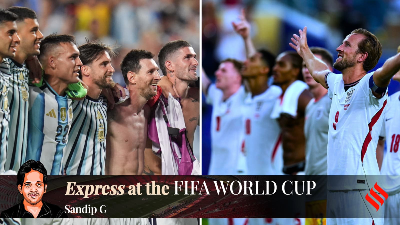 Its Muchachos vs Wonderwall in the battle of Arg vs Eng anthems, with the Falklands looming large