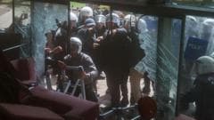 Turkish riot police storm opposition offices after leaders ousted