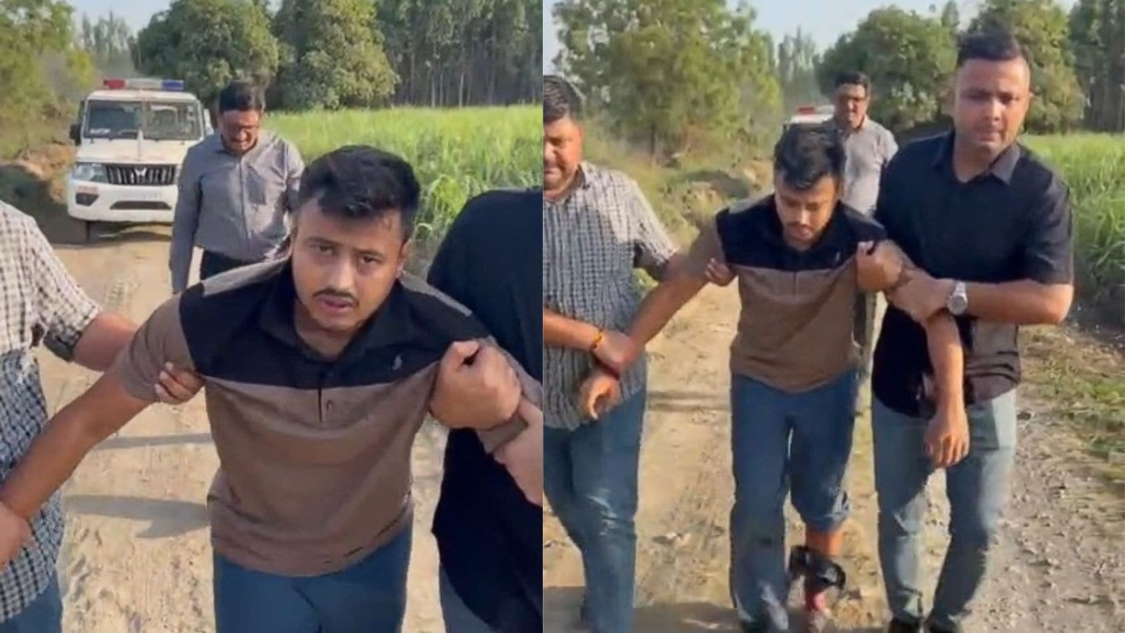 Accused held in Surat bank robbery case shot in leg by police after ‘he opens fire’