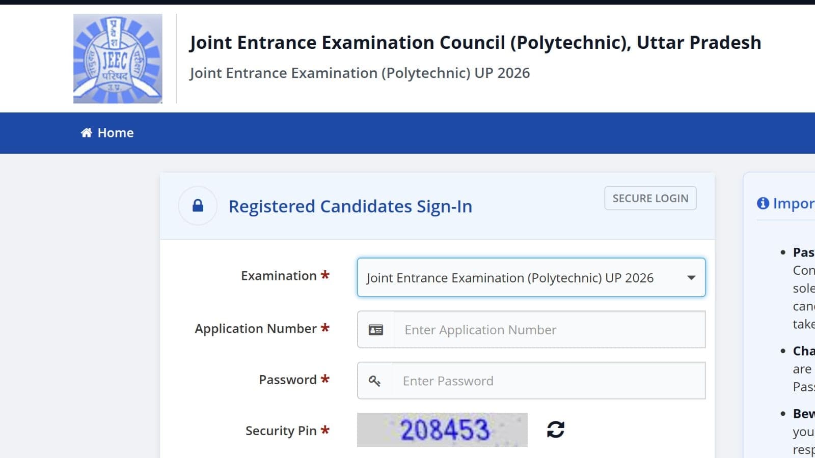 JEECUP Admit Cards 2026 (Out): How to download hall tickets at jeecup.admissions.nic.in