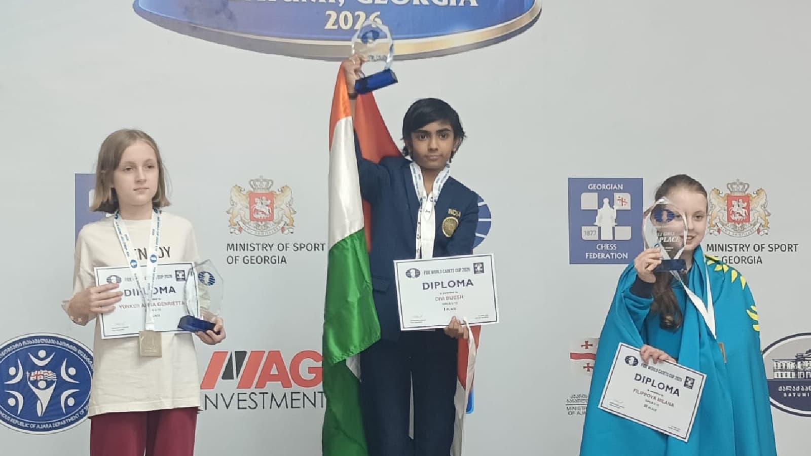 From 21st place to U12 World Cup winner: Divi Bijesh’s epic chess comeback