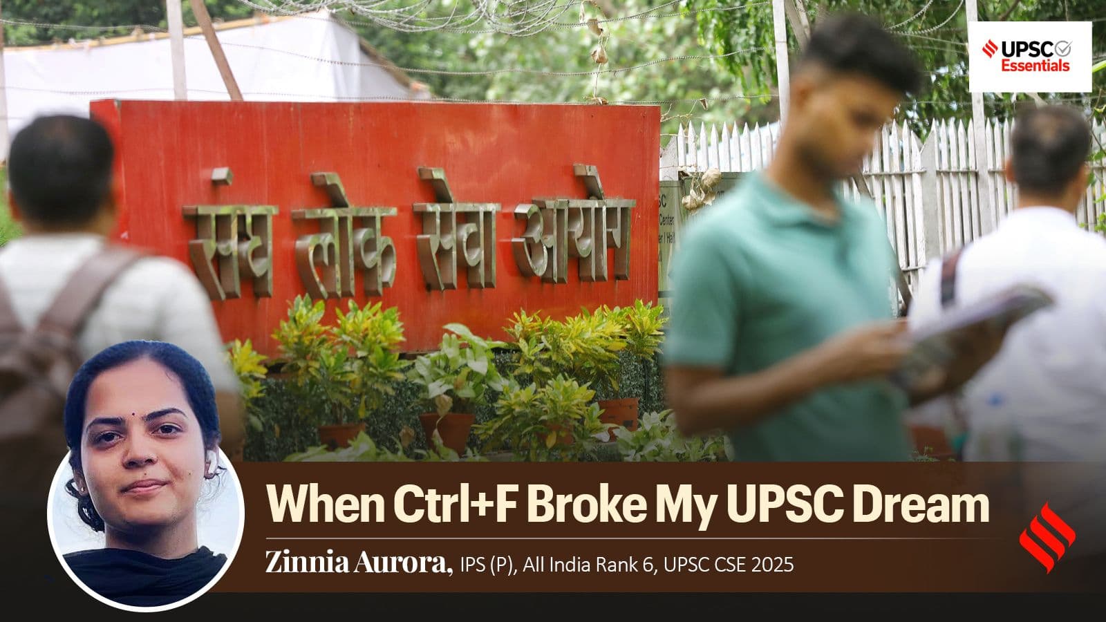 UPSC 2025 AIR 6 Zinnia Aurora writes: ‘How a failed attempt taught me to stand up again’