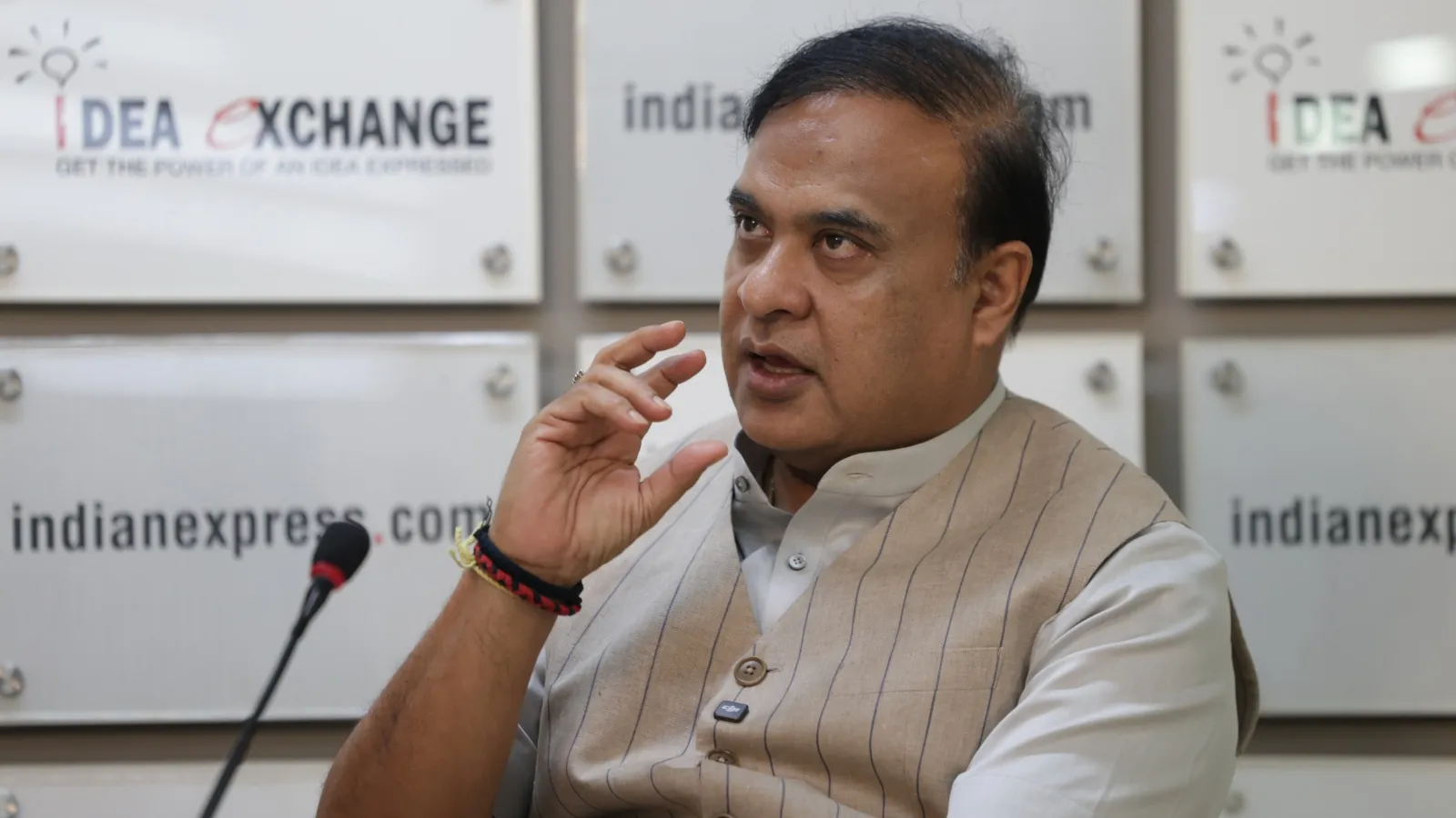 Himanta Biswa Sarma at Idea Exchange: ‘Don’t think polarisation needed in Assam, I controlled the menace’