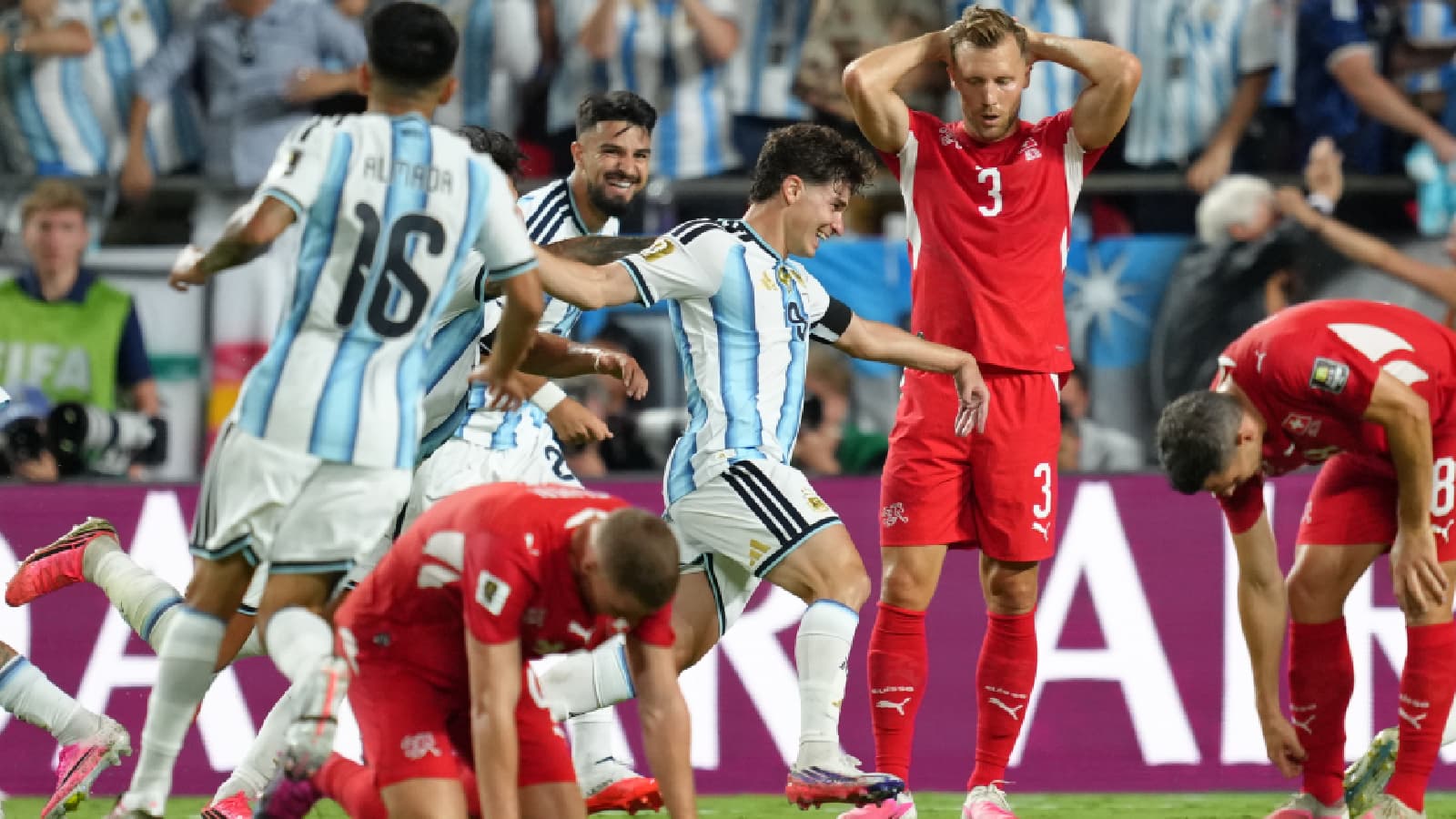 Argentina storm into WC semis as Alvarez, Martinez stun Switzerland in extra time