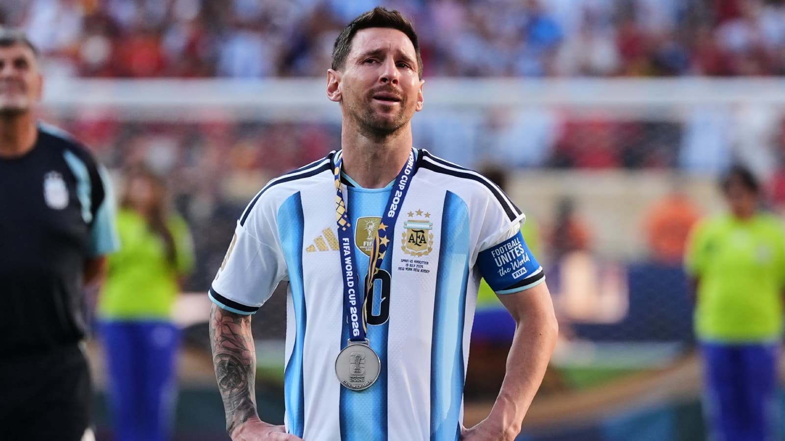 Teary-eyed Messi says Spain better team after World Cup final heartbreak