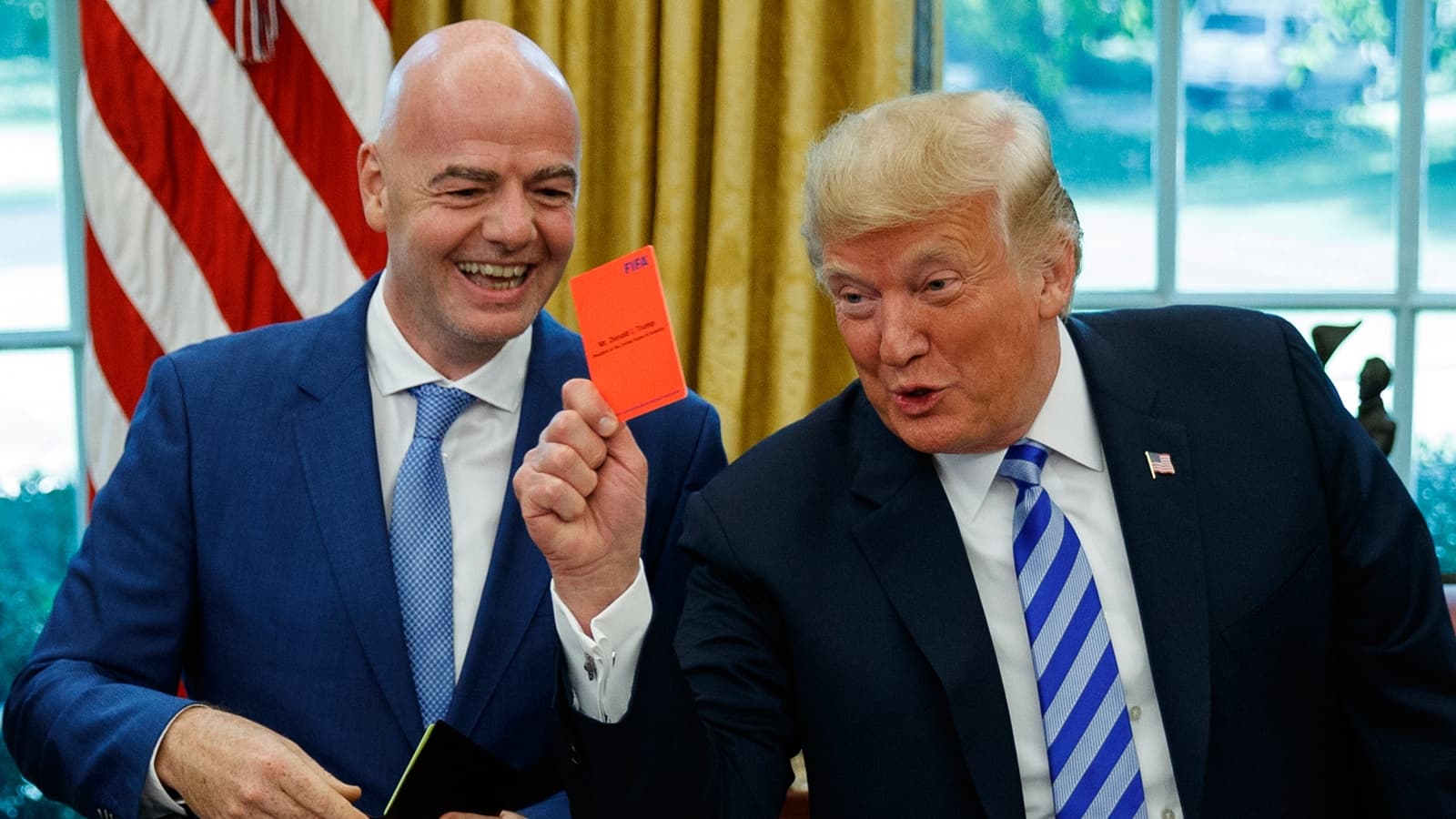 FIFA president Infantino faces IOC complaint over political neutrality breaches in Trump support