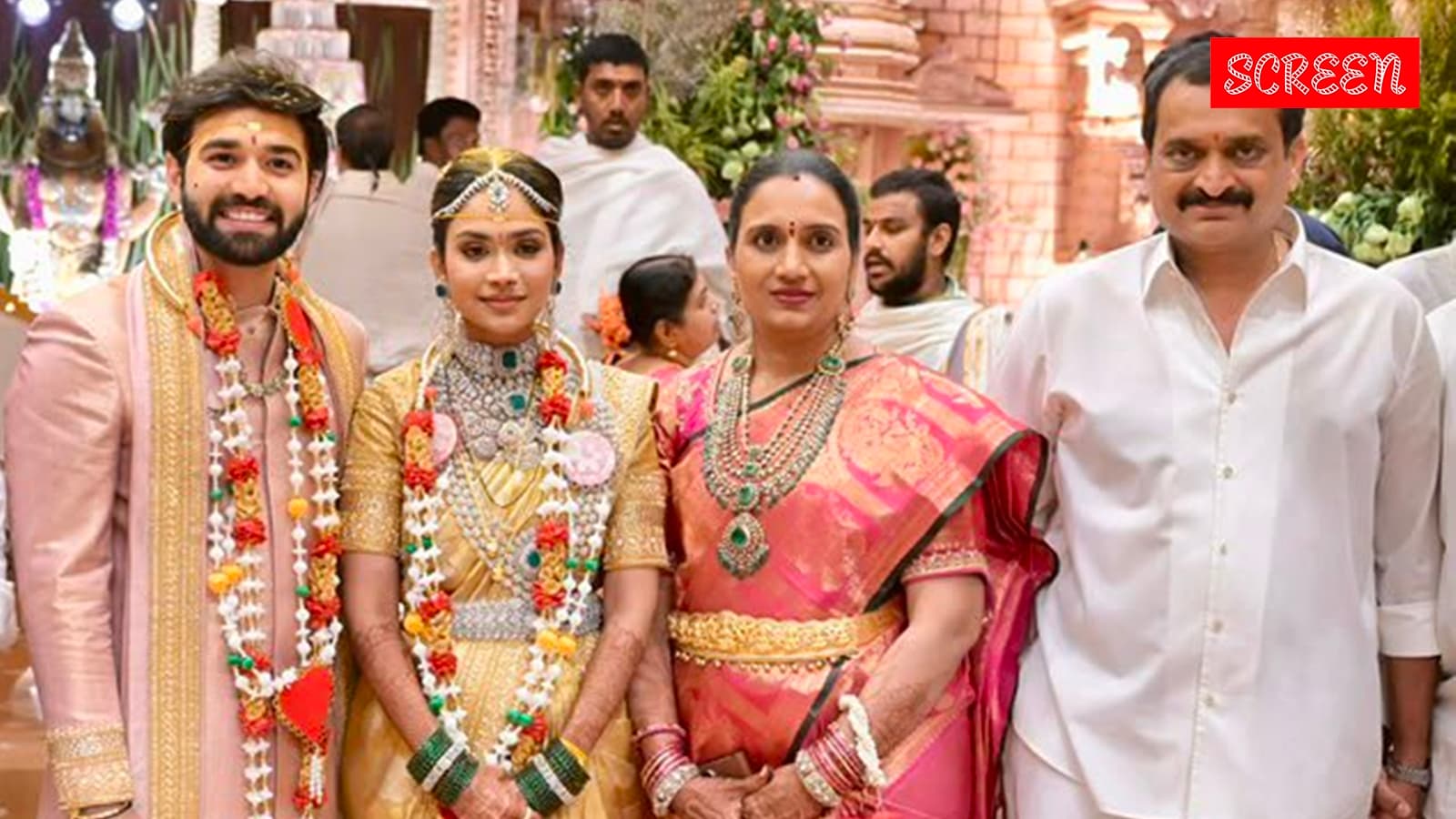 Chiranjeevi, Nagarjuna lead star-studded guest list at Bandla Ganesh’s daughter’s wedding