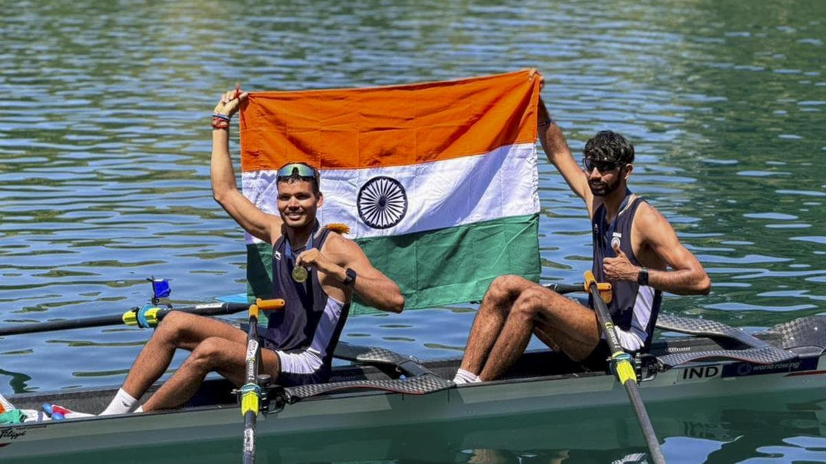 Lakshay-Ujjwal duo lauded for winning maiden gold in rowing world cup