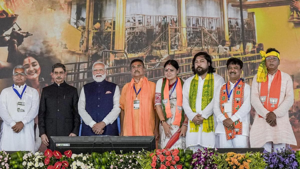 West Bengal oath-taking LIVE: Suvendu Adhikari sworn in as first BJP CM of West Bengal, five other MLAs also take oath