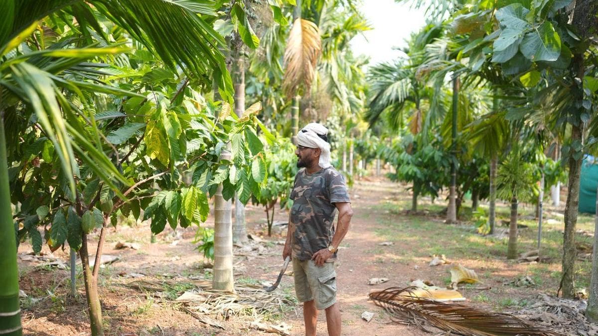 Facility manager quits job in Bengaluru, turns barren land into self-sustainable green farm in Polali in Dakshina Kannada district in Karnataka