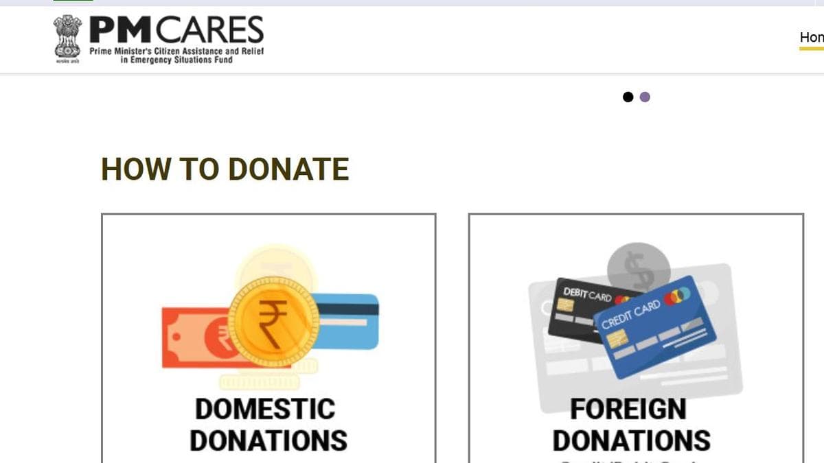 Domestic donations to PM CARES down by 30% to ₹479 crore in FY25