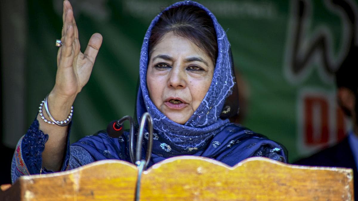 Mehbooba welcomes RSS leader’s ‘support for talks with Pakistan’