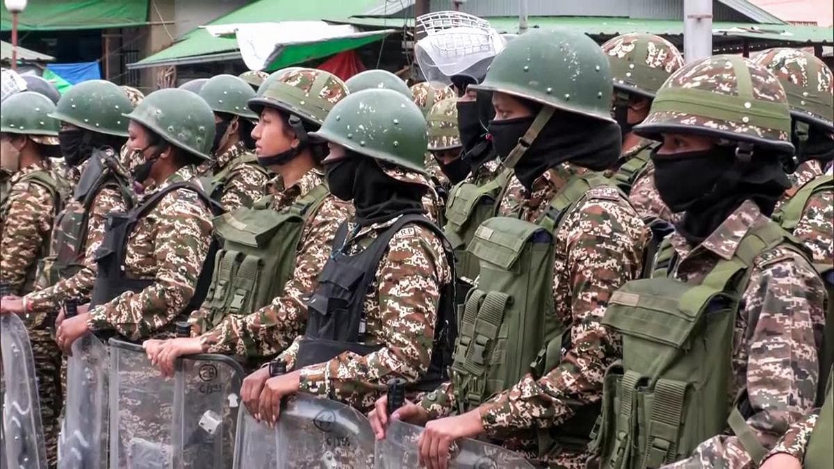 Security forces urge Manipur villagers to sensitise youths to not get carried away by violence