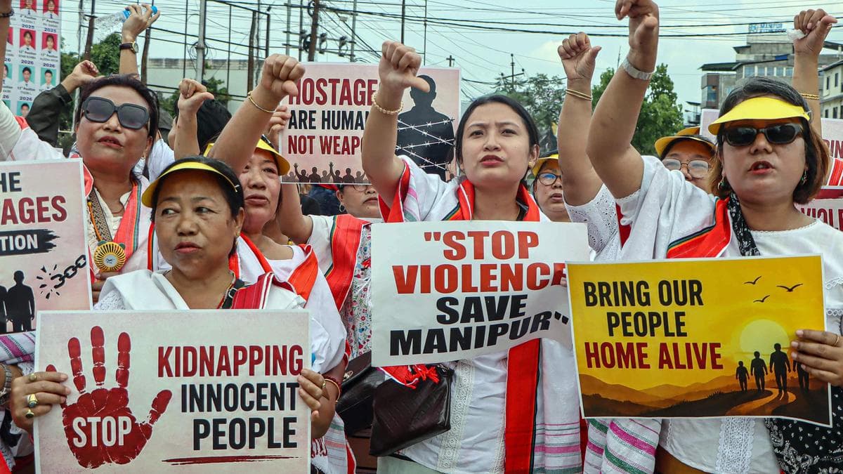 Release of 14 abducted Kukis ‘cancelled’ after protests in Manipur