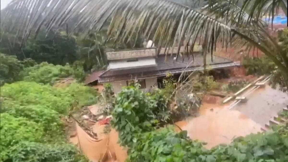 Mudslide at Wayanad tunnel road project site; at least one dead, seven missing