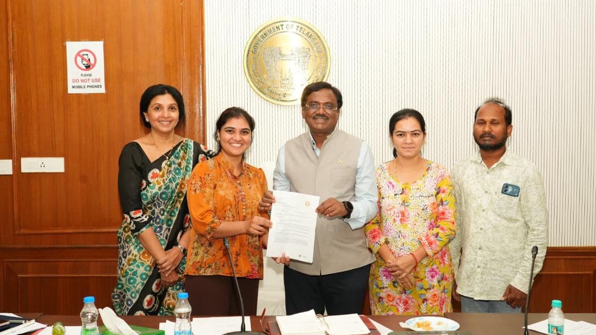 Telangana physiotherapy student secures job in Germany through TOMCOM; starting monthly salary ₹3.5 lakh