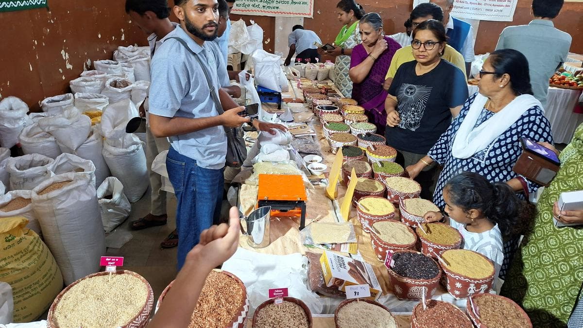 Rajamudi, black rice emerge crowd favourites at Desi Rice Mela in Mysuru