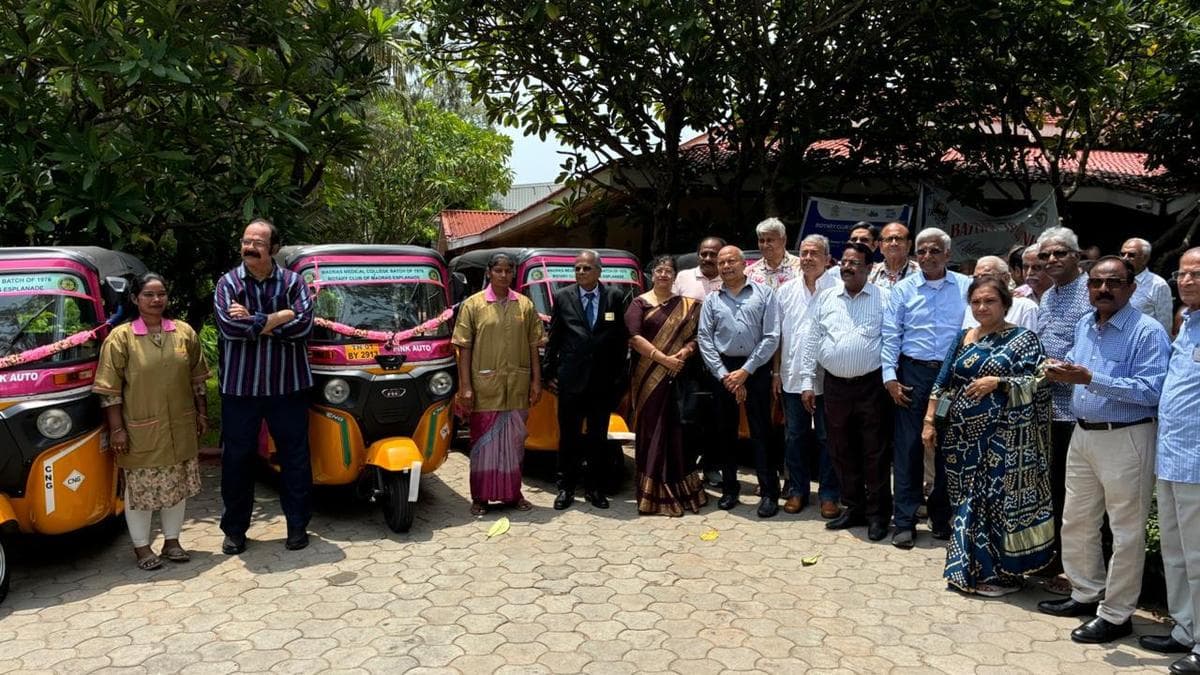 MMC, Rotary Club provide five pink autos to women