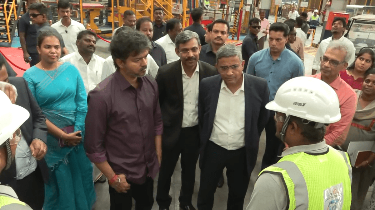 Tamil Nadu CM Vijay visits Sriperumbudur industrial hub
