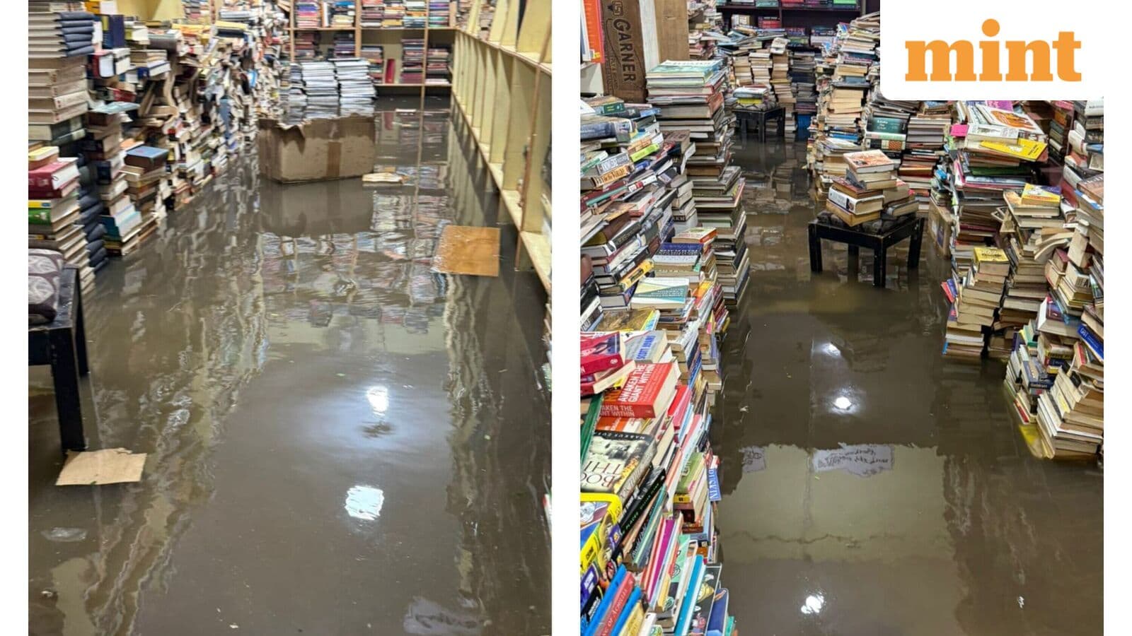 Bengaluru rains flood iconic bookstore ‘The Bookworm’, thousands of books destroyed; community rallies to help