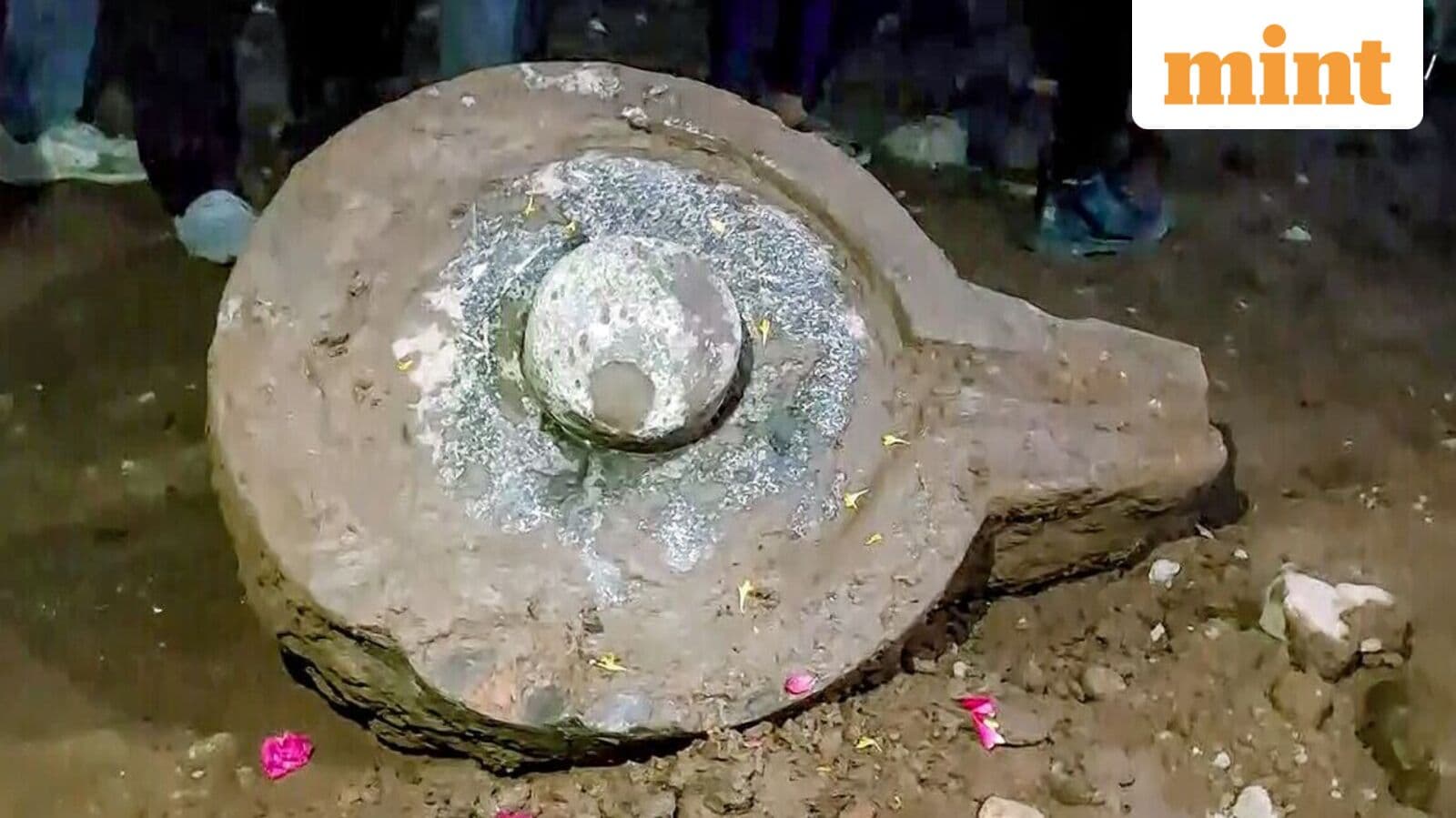 Shivalinga found during excavation for Simhastha 2028 near Ujjain's Mahakaleshwar Temple
