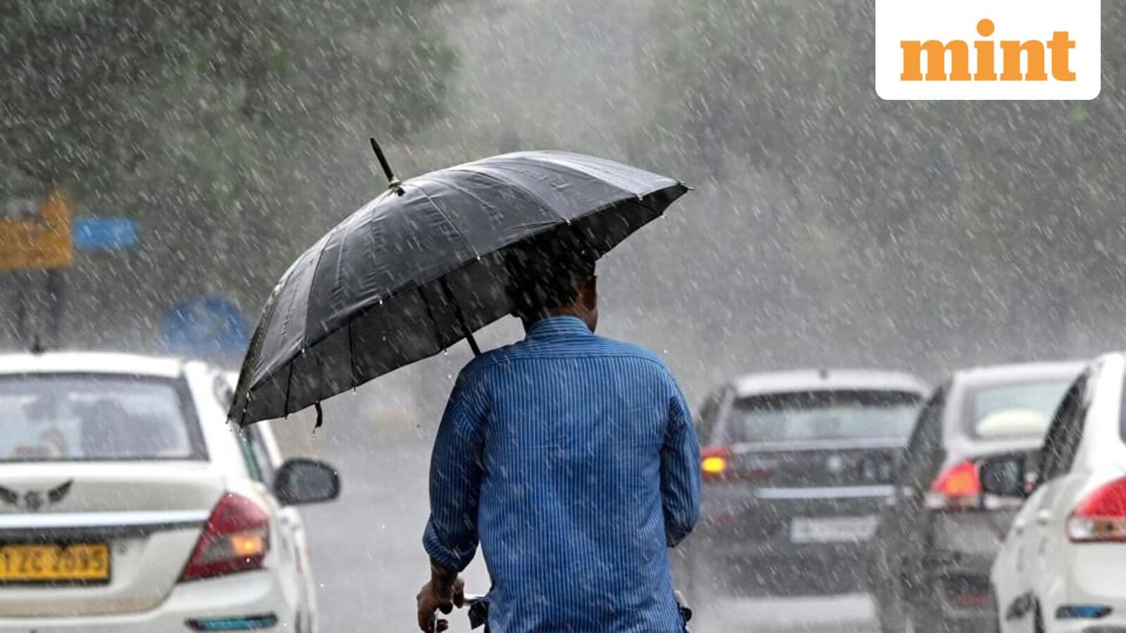 Delhi weather today: Rains lash national capital amid IMD red alert for severe thunderstorms, hailstorms