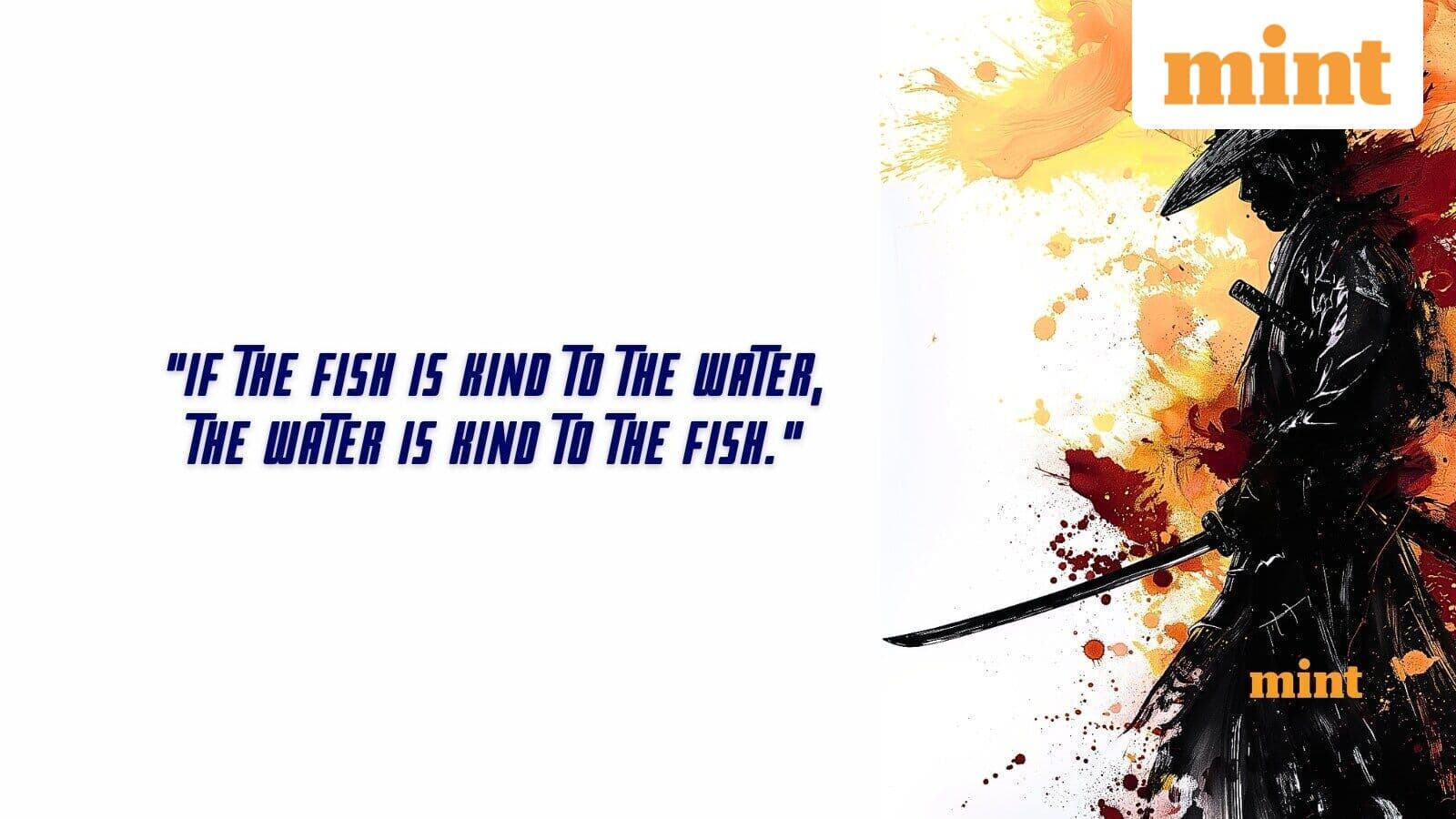Japanese Proverb of the Day: ‘If the fish is kind to the water, the water is…’; meaning and why it still matters today