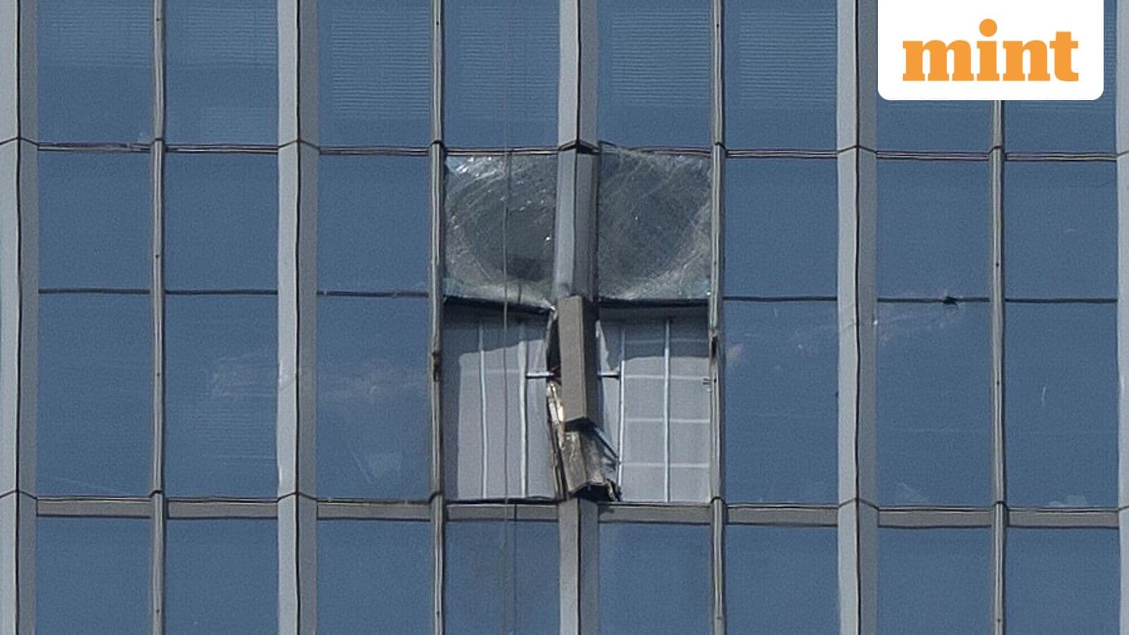 Plane crashes into Beijing's tallest tower, but there is not even a hole to show
