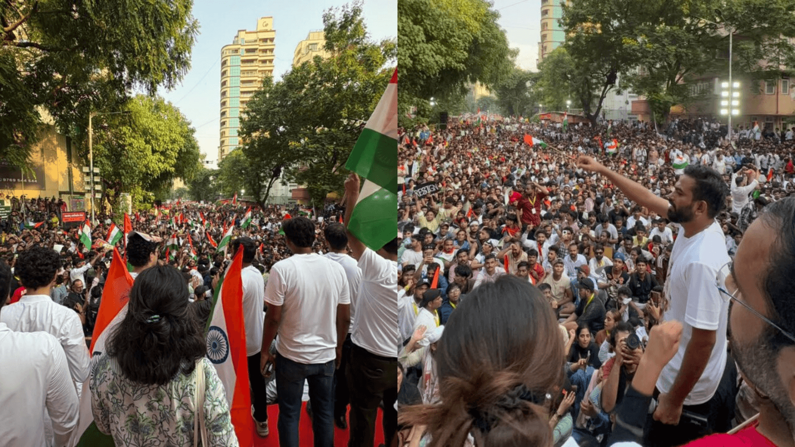 Dipke takes 'incompetent' jab at govt as thousands attend CJP's protest at Shivaji Park to seek CEC's resignation